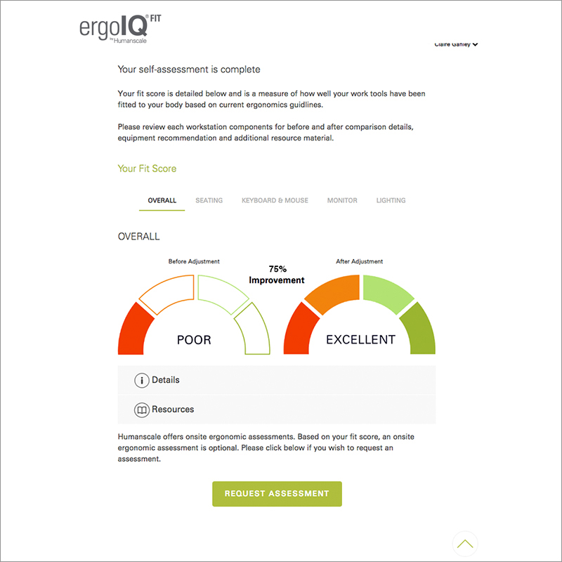Next Generation Online Ergonomics Self-Assessment
