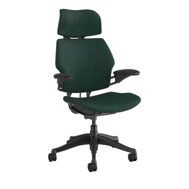 Freedom Task Chair with Headrest, Vanir 0983, Graphite Frame