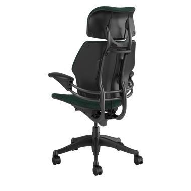 Freedom Task Chair with Headrest, Vanir 0983, Graphite Frame Picture 3