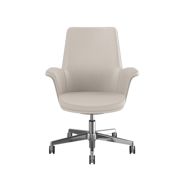 Summa Chair with Upholstered Leather and Bone- Maribo (Chrome-Free Leather) Picture 2