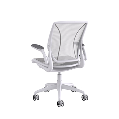 Diffrient World Chair, Pinstripe White Back, Pinstripe White Seat Picture 3